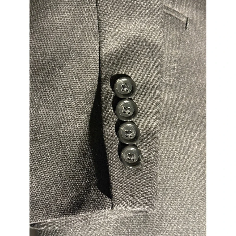 J.Crew Ludlow Loro Piana Super 120s Wool Suit Jacket Blazer Grey Mens 40R